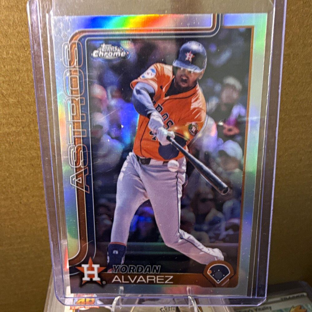 2024 Topps Chrome Yordan Alvarez Houston Astros Refractor #267 MLB